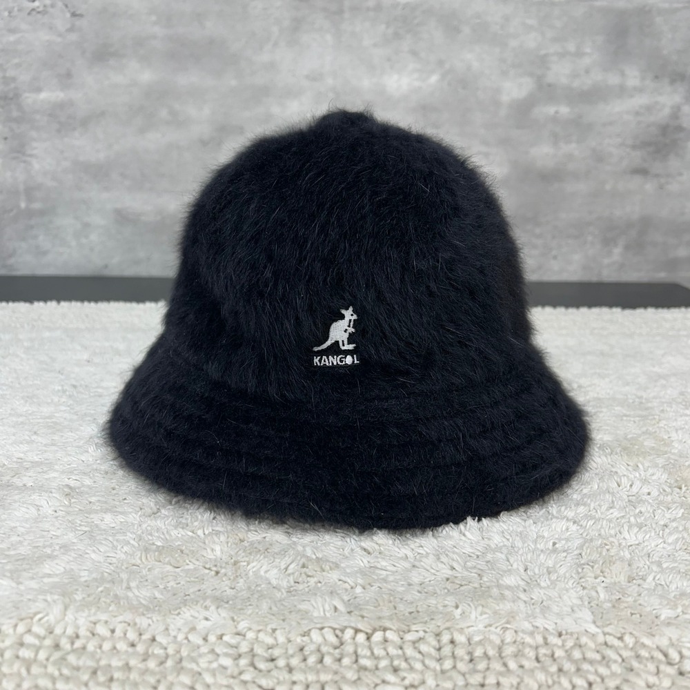 Kangol Furgora Bucket Hat Medium NWT Jamiroquai Retro Hip Hop Rap Black
